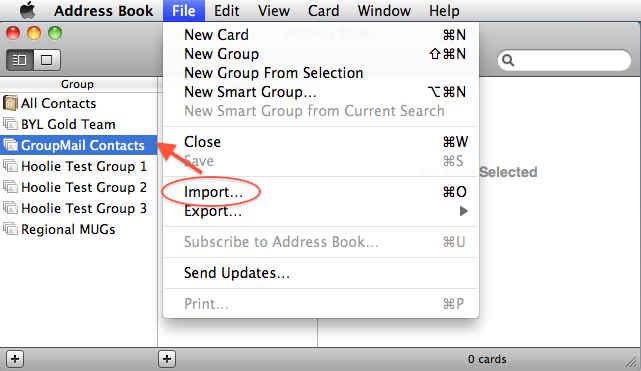 export address book mac